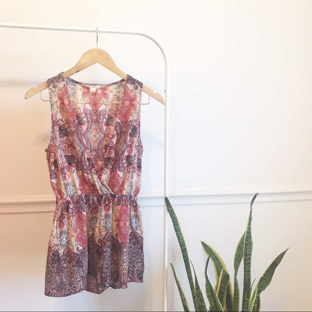 🚌 Chelsea & Violet | Multi Romper Sleeveless S